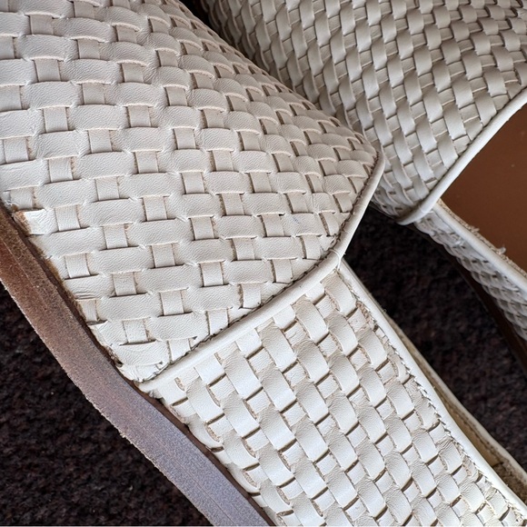 Nisolo Mara Bone Woven Leather Loafers Size 11.5 EUC - Picture 7 of 16